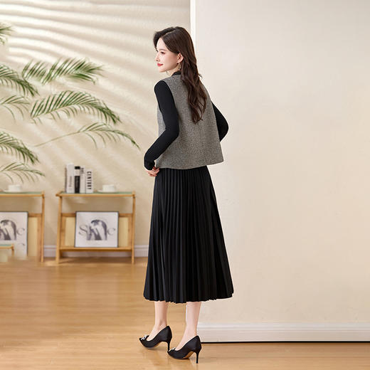 HR ZRX5656气质时尚潮流法式连衣裙 商品图2