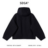 25Y256SDSA男士秋冬新款痞帅男装痞帅纯色铆钉拉链连帽卫衣百搭开衫外套 商品缩略图5
