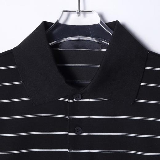 T633SDSA男士秋冬新款痞帅男装简约撞色条纹polo领长袖卫衣百搭宽松 商品图2