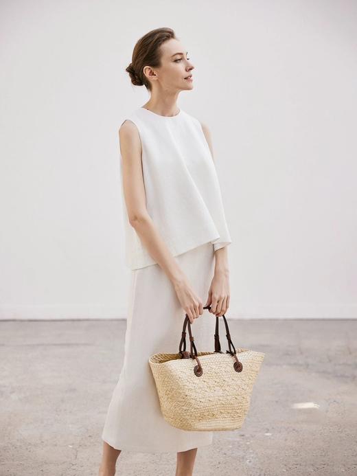 之禾原单亚麻白色套装298！ 商品图1