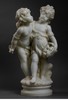 独角鹿西洋古董 19世纪法国出品人物主题大理石雕塑作品《手持果篮的孩童》 商品缩略图0