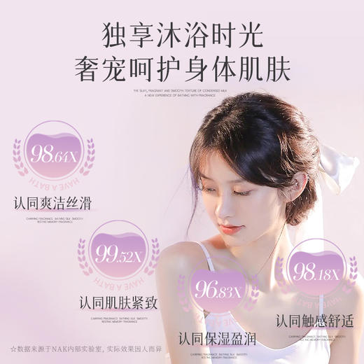 nak香薰水润沐浴乳液（浓情爱慕）900g 商品图2