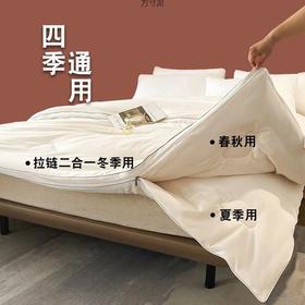【YW】无忧购大豆子母被二合一拉链款加厚保暖春秋被芯四季通用（截单后3-5天发货)