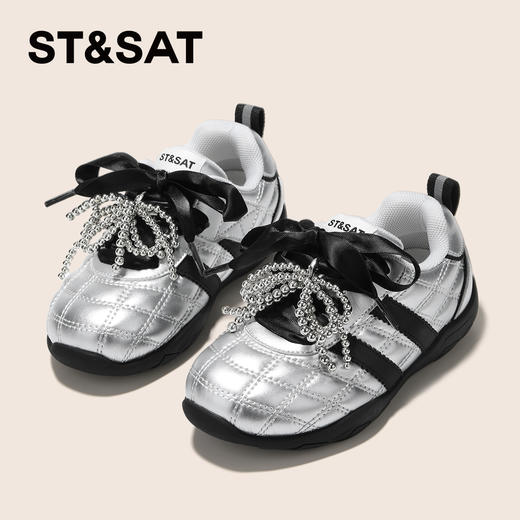 【童鞋】星期六时尚菱纹格芭蕾风女童德训鞋SSD3192UD1 商品图11