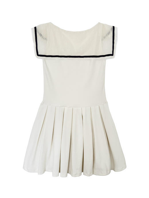 Kaiy Xiao 魔法航海系列 蕾丝海军领连衣裙（包括蝴蝶结） 商品图5