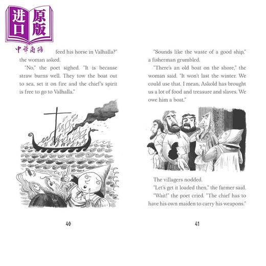 【中商原版】糟糕又真实的故事 维京人 Terrible True Tales Vikings 可怕的历史作者Terry Deary 英文原版 历史故事章节书 商品图2