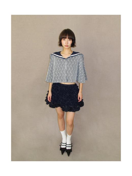 Kaiy Xiao 魔法航海系列 蕾丝海军领斗篷（蝴蝶结可拆卸） 商品图2