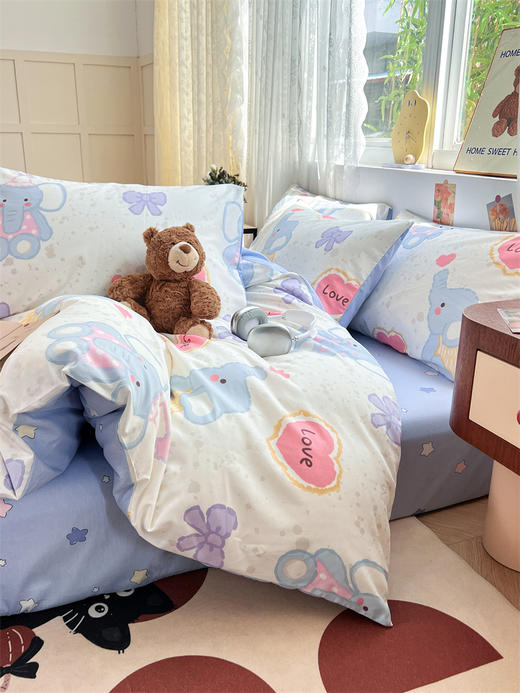 【YW】无忧购100%纯棉可爱卡通印花四件套（截单后3-5天发货) 商品图6