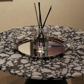 HD流光精抛不锈钢提手圆托盘 RESONG日诵家居