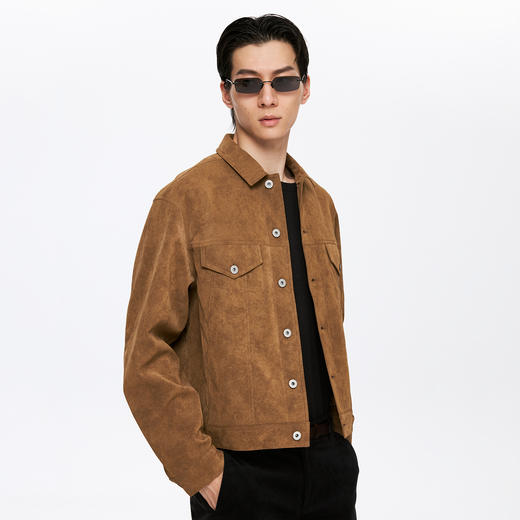 oneup口袋环保皮夹克 商品图2