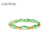 GAONAS  多宝玲珑 中式贵气清丽绿手链11608SG 商品缩略图2