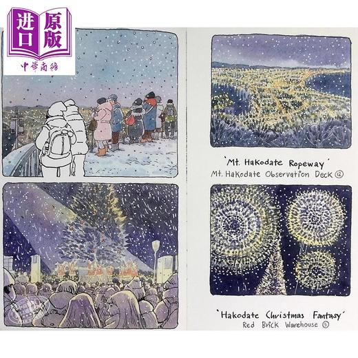 【中商原版】Sasis Sketch Book: Japan diary 03 Hokkaido 进口艺术 【Sasi的手帐书】日本旅行03 北海道 签名版 商品图3