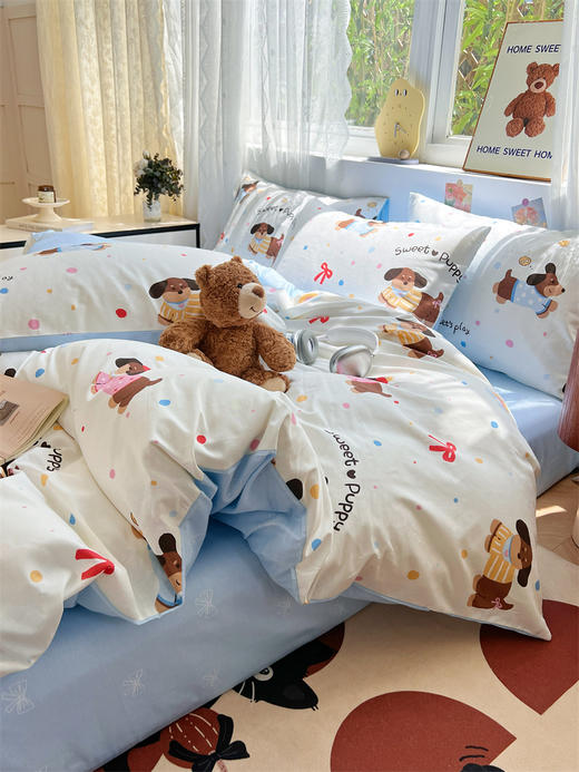 【YW】无忧购100%纯棉可爱卡通印花四件套（截单后3-5天发货) 商品图1