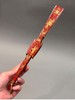 独角鹿西洋古董 中国古董 红黑漆木描金扇骨装饰官邸人物主题纸本彩绘双扇面折扇 商品缩略图5
