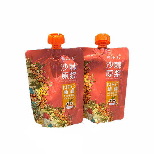 聊小天新疆沙棘原浆NFC袋装 160g/袋 商品图3