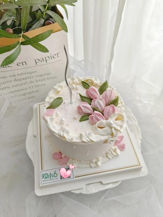 多款式~郁金香刮刀花蛋糕-低糖处理无添加 商品图2