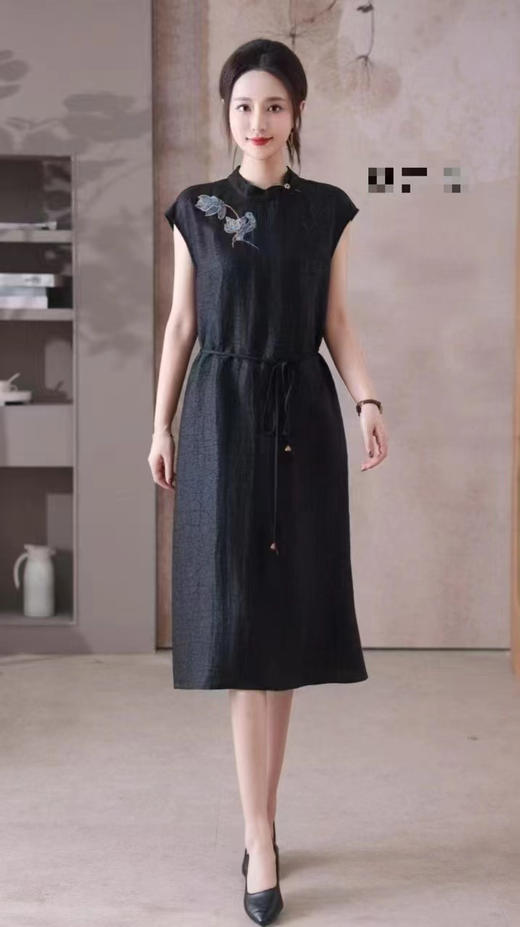 3F茗香云纱连衣裙 商品图0