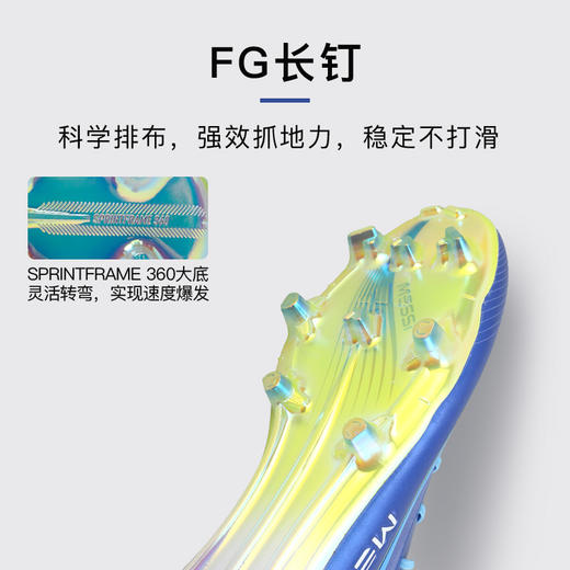 小李子阿迪达斯F50 ELITE高端梅西配色FG长钉足球鞋成人男JP7435 商品图2