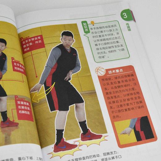 青少年篮球基本技术与战术训练图解 视频学习版 商品图3