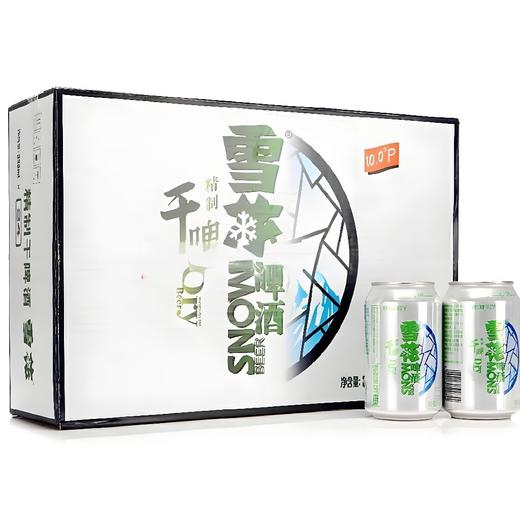 【啤酒】雪花干啤330ml*24听 商品图0