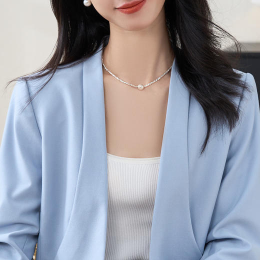 米思阳2026春季新款经典通勤质感西装垂顺舒适显瘦正装外套女3480 商品图9