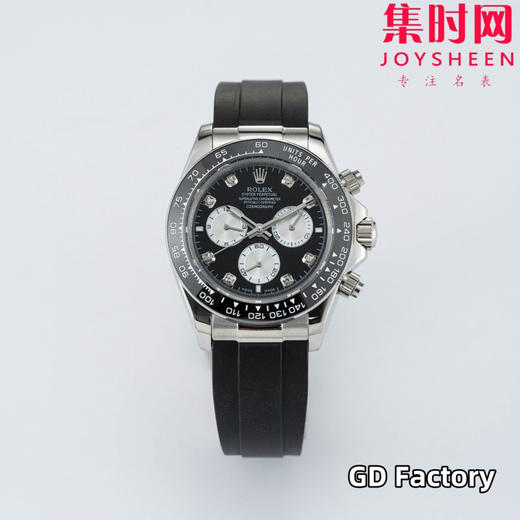 亲民版 劳力士宇宙计型 包边陶瓷圈 新款迪通拿系列 黑陶迪 黑盘钻面 男士腕表 商品图0