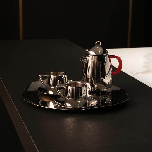 HD流光精抛不锈钢提手圆托盘 RESONG日诵家居 商品图2