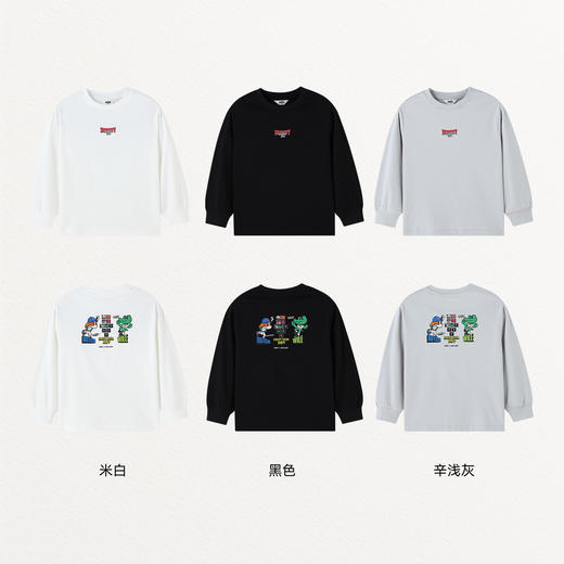 Annil联名款【Mix.Mix】男童圆领长袖针织衫秋季新款安奈儿童装EB531702 商品图3