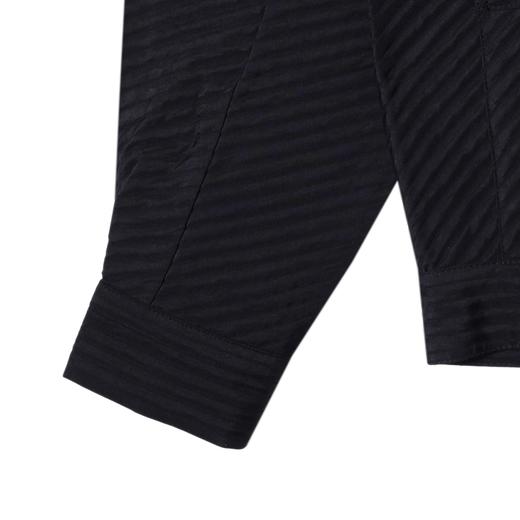 23118SDSA男士秋冬新款痞帅男装痞帅纯色压皱立领纽扣开衫夹克百搭时尚 商品图4