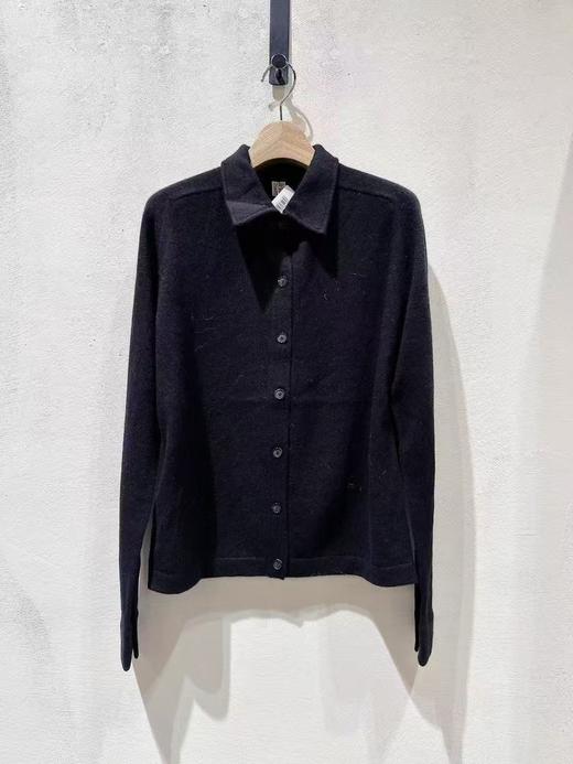 中性款翻领针织开衫毛衣 商品图0