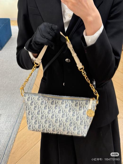 迪*奥新款老花色hobo腋下包 商品图1