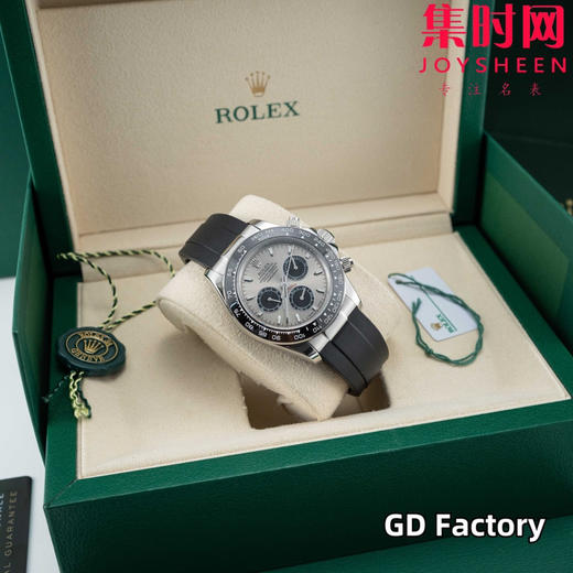 亲民版 劳力士宇宙计型 包边陶瓷圈 新款迪通拿系列 灰胶迪 水泥灰 男士腕表 商品图3