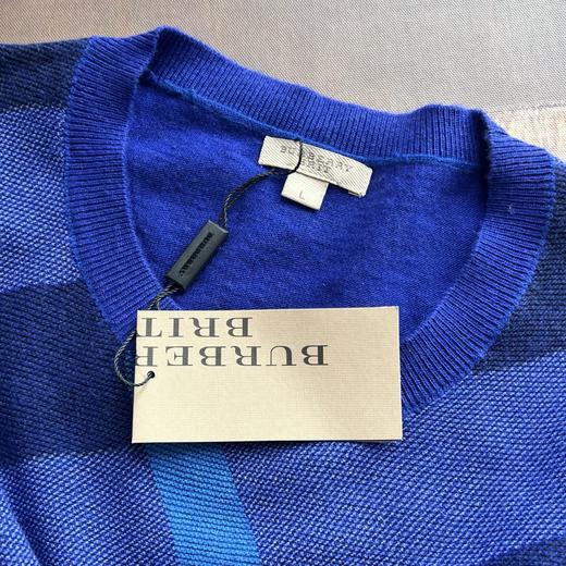 巴家格纹圆领羊毛毛衣(蕾姐穿L) 商品图11