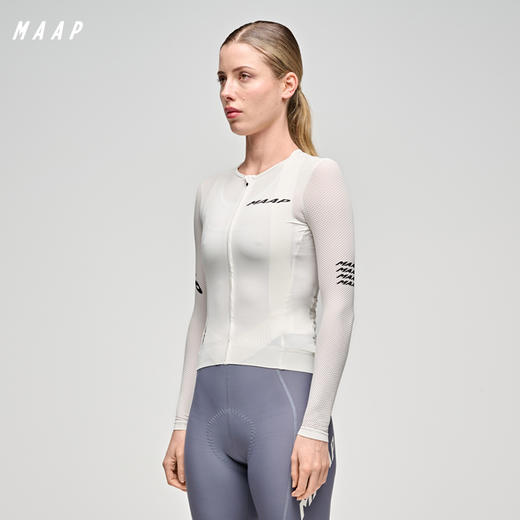 MAAP 女士 Emerge LS Jersey 秋雾白 长袖骑行服 商品图0
