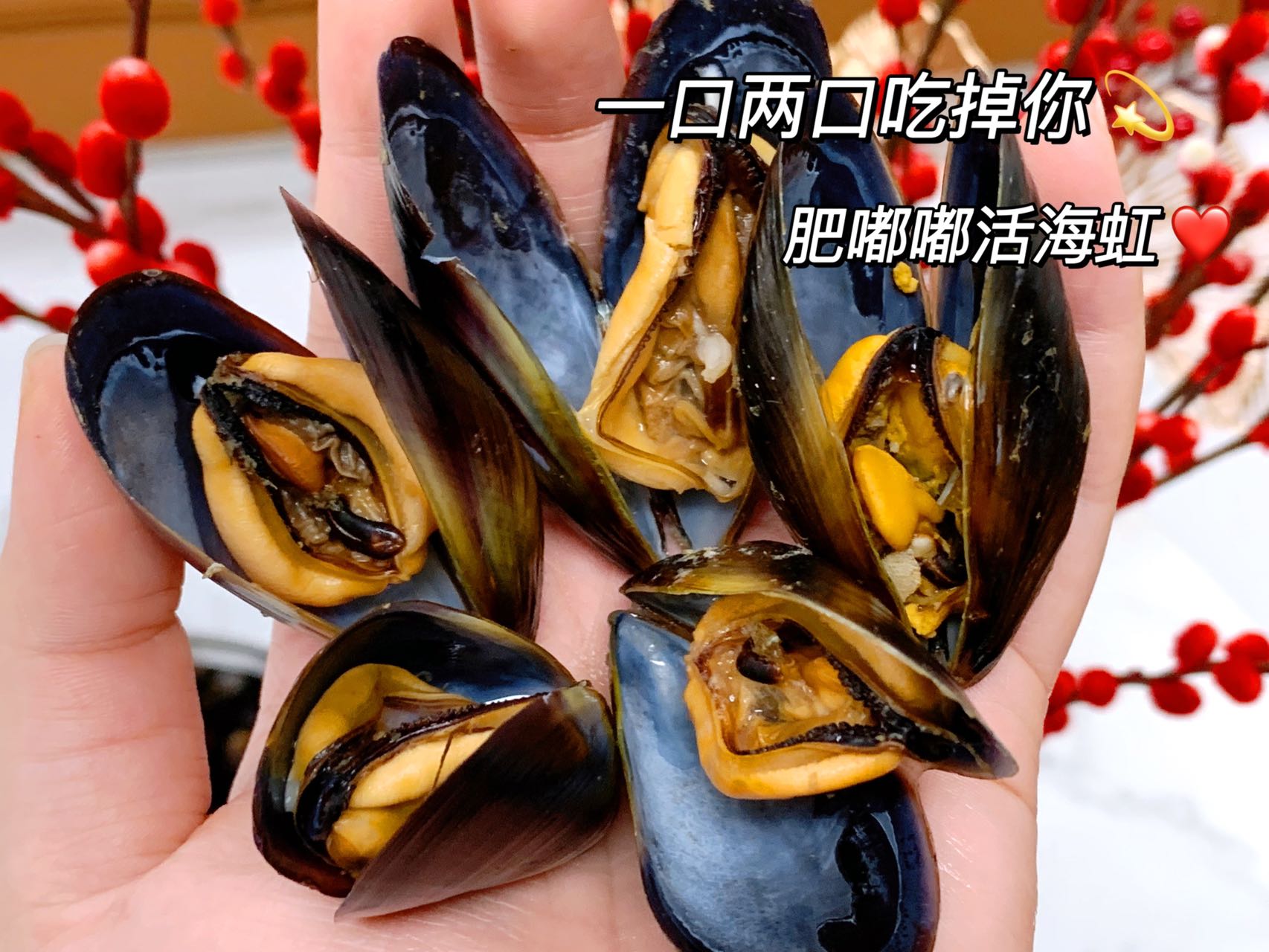 【排单发货】新鲜栉孔扇贝/海虹青口贝丨现捕现发，保鲜不保活，到货及时吃，新鲜肥美完全不影响⭐️京东快递