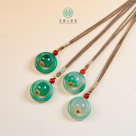 非洲翠吊坠-非洲翠圆环转运扣吊坠