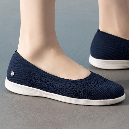 斯凯奇ON-THE-GO DREAMY系列   海军蓝女士浅口单鞋 商品图1