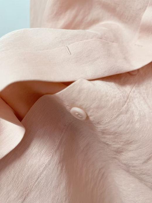 【秋新品）古泥品牌7537 53%天丝麻纱手感衬衫-喜出 商品图5