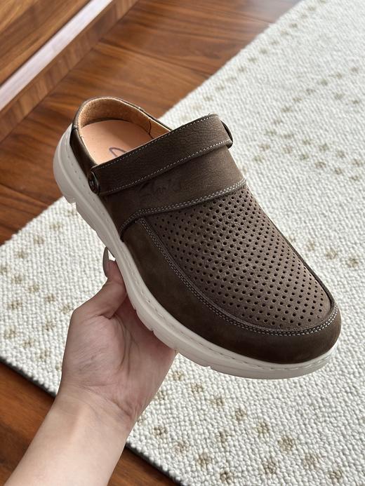 Clark*其乐 男士休闲真皮凉鞋 商品图7