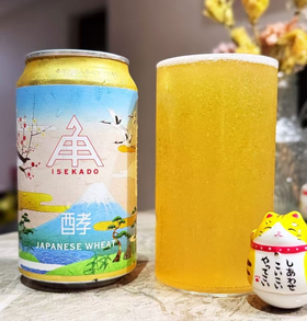 【预售】伊势角屋 日式清酒小麦 350ml