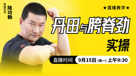 【9月15日】丹田与胯脊劲实操——直播教学（陆师亲授）