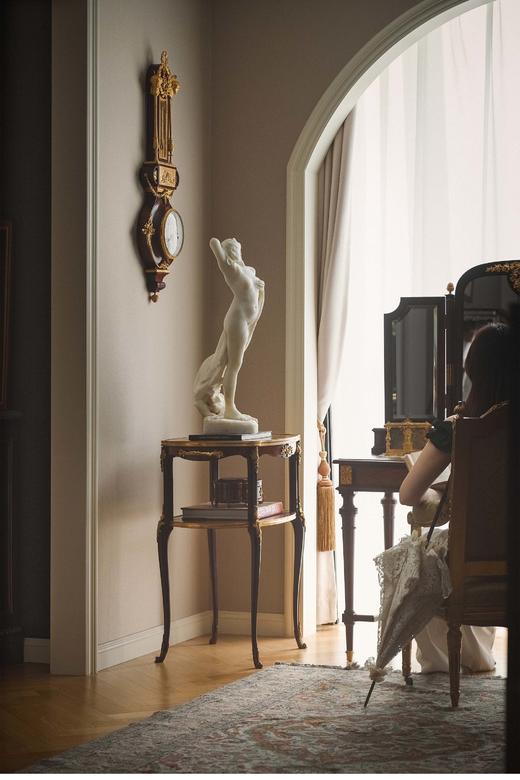 独角鹿西洋古董 1900年代墨西哥雕塑家Jesús Fructuoso Contreras签名创作女性人物主题卡拉拉大理石雕塑《觉醒》 商品图1