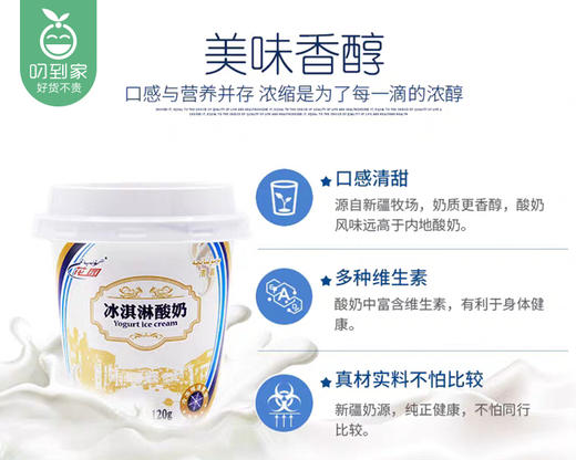 花园冰淇淋酸奶/1组（120g*6杯）生产日期：3月31日左右 商品图1