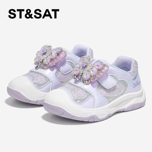 【童鞋】星期六闪亮蝴蝶魔术贴女童运动鞋SSD3192U39 商品图3