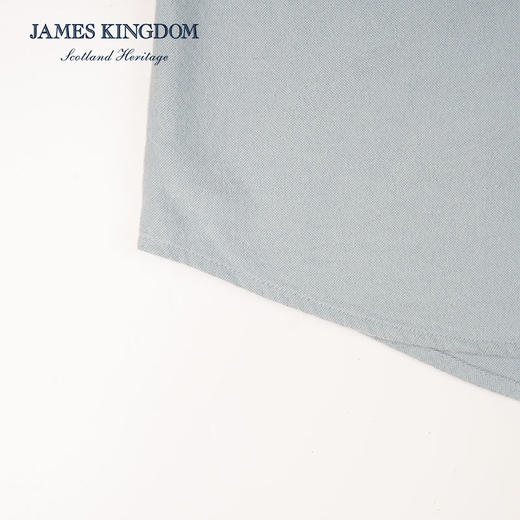 【拉绒磨毛牛津纺】占姆士衬衫男款长袖纯棉拉绒牛津纺秋冬季休闲商务全棉衬衣 商品图6