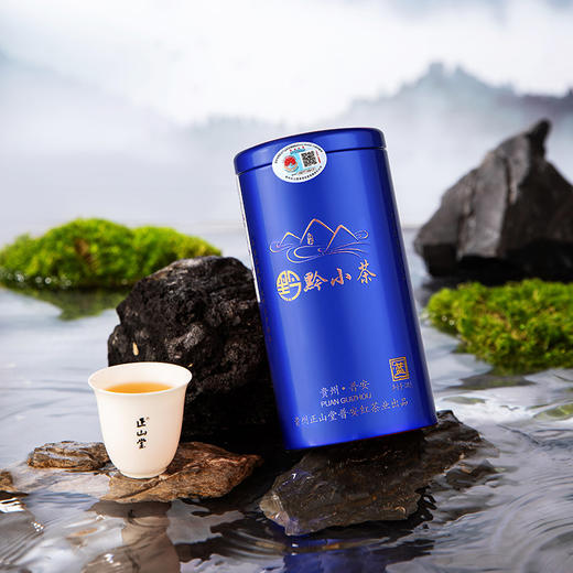 正山堂普安红 黔小茶蓝罐 骏眉中国特级红茶正宗贵州大叶种茶叶罐装100g 商品图7