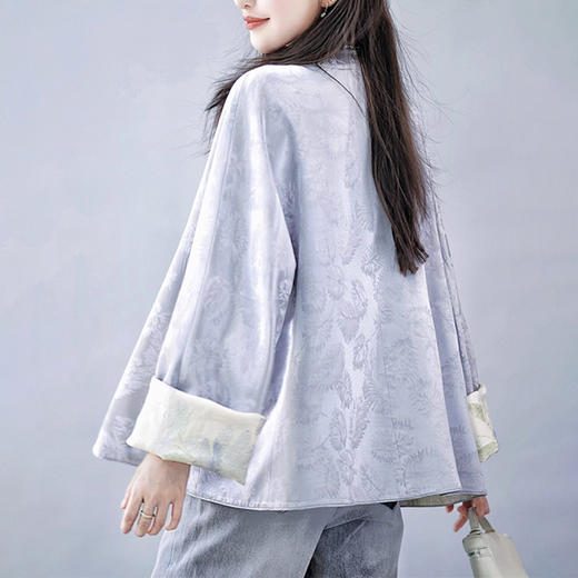 裁缝学苑AH66新中式国风双面穿立领外套纸样女装短款盘扣上衣样板 商品图1