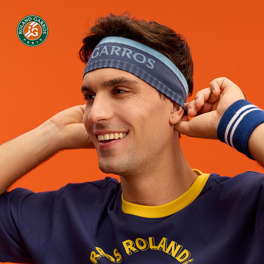 罗兰加洛斯法网运动发带网球吸汗头带束发带2025新款护额跑步健身 商品图2