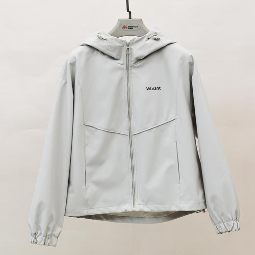 半身缘女装 春季户外防风防水简约大方连帽夹克261113P01340003 商品图6