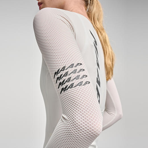 MAAP 女士 Emerge LS Jersey 秋雾白 长袖骑行服 商品图3